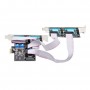 StarTech.com Scheda Seriale PCIe a 4 porte, scheda seriale PCI Express a RS232/RS422/RS485 (DB9), staffa a basso profilo inclusa