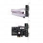 StarTech.com Scheda Seriale PCIe a 4 porte, scheda seriale PCI Express a RS232/RS422/RS485 (DB9), staffa a basso profilo inclusa