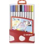 STABILO Pen 68 brush marcatore Multicolore 20 pz (568/20-021)