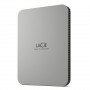 4TB LACIE MOBILE D.USB-C 3.1 SILVER