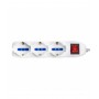 Vultech MU-02 prolunghe e multiple 1,5 m 9 presa(e) AC Bianco