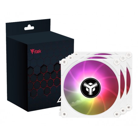 itek UW12 Case per computer Ventilatore 12 cm Bianco