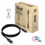 CLUB3D USB4 GEN3X2 TYPE-C BI-DIRECTIONAL CABLE 8K60HZ,DATA 40GBPS, PD 240W(48V/5A) EPR M/M 1M / 3.28 (CAC-1576)