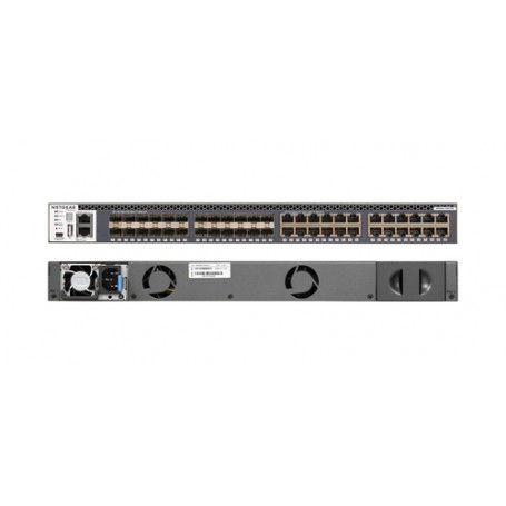 Netgear M4300-24X24F Gestito L2/L3/L4 10G Ethernet (100/1000/10000) 1U Nero (XSM4348S-100NES)