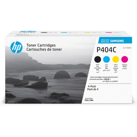 Samsung Cartucce toner nero/ciano/magenta/giallo CLT-P404C 4 - pacco da 4 (SU365A)