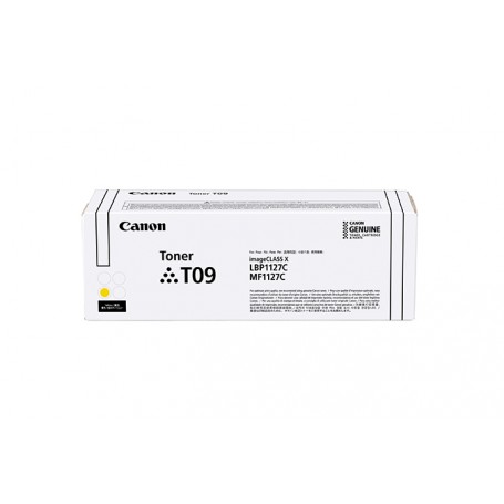 Canon TONER T09 Y cartuccia toner 1 pz Originale Giallo (3017C006)