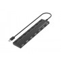 Conceptronic HUBBIES08B hub di interfaccia USB 2.0 480 Mbit/s Nero (HUBBIES08B)