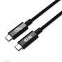 CLUB3D USB4 GEN2X2 TYPE-C BI-DIRECTIONAL CABLE 4K60HZ,DATA 20GBPS, PD 240W(48V/5A) EPR M/M 2M/6.56FT (CAC-1575)