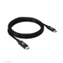 CLUB3D USB4 GEN2X2 TYPE-C BI-DIRECTIONAL CABLE 4K60HZ,DATA 20GBPS, PD 240W(48V/5A) EPR M/M 2M/6.56FT (CAC-1575)