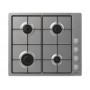 Candy Idea CHW6LX Acciaio inox Da incasso 60 cm Gas 4 Fornello(i)