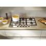 Candy CHG7WL4WTX Acciaio inox Da incasso 74.5 cm Gas 5 Fornello(i)