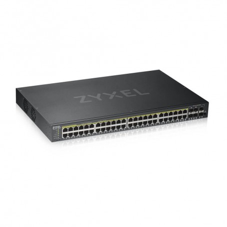 Zyxel GS1920-48HPV2 Gestito Gigabit Ethernet (10/100/1000) Supporto Power over Ethernet (PoE) Nero (GS192048HPV2-EU0101F)