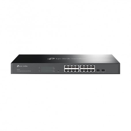 TP-LINK TL-SG2218 switch di rete Gestito L2/L2+ Gigabit Ethernet (10/100/1000) Nero (TL-SG2218)