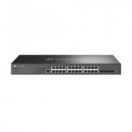 TP-LINK TL-SG3428 switch di rete Gestito L2 Gigabit Ethernet (10/100/1000) 1U Nero (TL-SG3428)