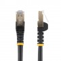 StarTech.com Cavo di Rete Ethernet Cat6a - Cavo Schermato STP da 1m - Nero (6ASPAT1MBK)