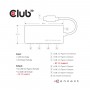 CLUB3D USB 3.0 Hub 4-Port with Power Adapter (CSV-1431)