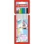 STABILO Pen 68 Brush marcatore Vivido Multicolore 8 pz (568/08-21)