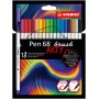STABILO Pen 68 brush ARTY marcatore Multicolore 18 pz (568/18-21-20)