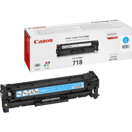 Canon CRG-718 C cartuccia toner 1 pz Originale Ciano (2661B002)
