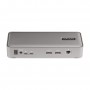 StarTech.com KVM Docking Station USB-C per due laptop, docking station DisplayPort a doppio monitor 4K 60 Hz, hub USB a 5 porte,