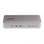 StarTech.com KVM Docking Station USB-C per due laptop, docking station DisplayPort a doppio monitor 4K 60 Hz, hub USB a 5 porte,