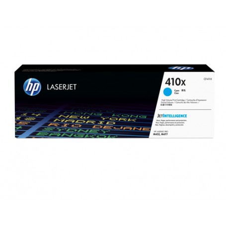 HP Cartuccia Toner originale ciano ad alta capacità LaserJet 410X (CF411X)