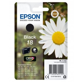 Epson Daisy Cartuccia Margherita Nero 18Inchiostri Claria Home 18 (C13T18014022)