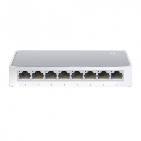 TP-LINK TL-SF1008D Non gestito Fast Ethernet (10/100) Bianco (TL-SF1008D)