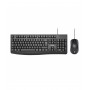 Vultech KM-821 tastiera USB QZERTY Inglese, Italiano Nero (KM-821)