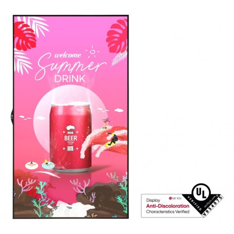 LG 55XS4P-B Pannello piatto per segnaletica digitale 139,7 cm (55") Wi-Fi 4000 cd/m² Full HD Nero WebOS 24/7