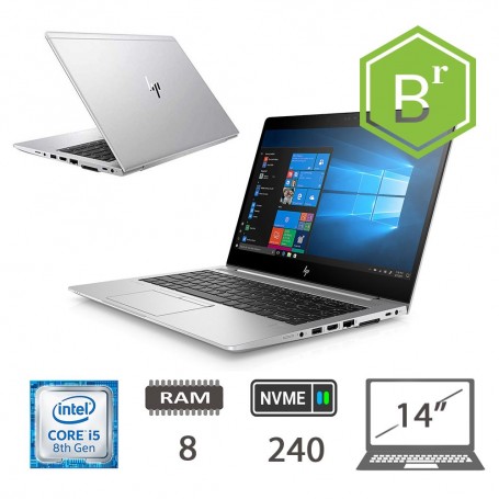 HP REGLOO  840 G5 I5-8250U 8GB NVME240 14 W10P - B