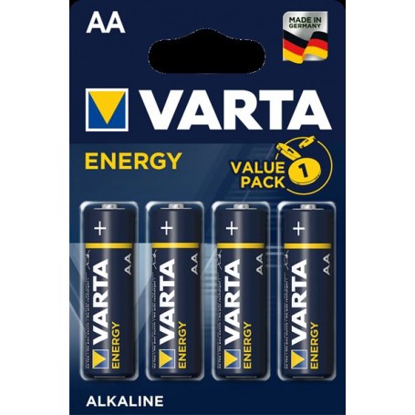 Varta Energy AA Batteria monouso Stilo AA Alcalino (4106229414)