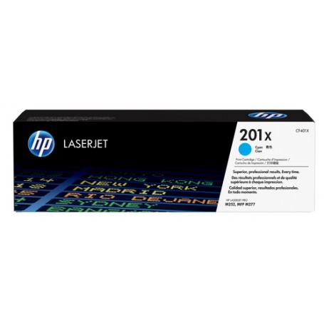 HP Cartuccia Toner originale ciano ad alta capacità LaserJet 201X (CF401X)