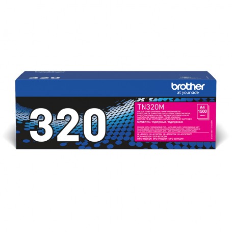 Brother TN-320M cartuccia toner 1 pz Originale Magenta (TN320M)
