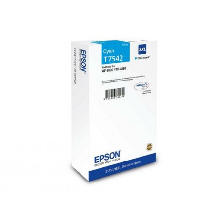 Epson T7542 cartuccia d'inchiostro 1 pz Originale Rendimento ultra elevato Ciano