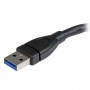 StarTech.com Cavo prolunga USB 3.0 Tipo A da 15 cm da A ad A - Maschio/Femmina (USB3EXT6INBK)
