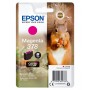 Epson Squirrel Singlepack Magenta 378 Claria Photo HD Ink (C13T37834020)