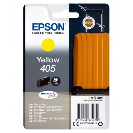 Epson Singlepack Yellow 405 DURABrite Ultra Ink (C13T05G44010)