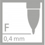 STABILO 268/041-01 ricaricatore di penna Fine Blu 1 pz (268/041-01)