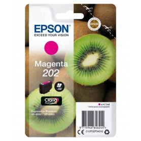 Epson Kiwi Singlepack Magenta 202 Claria Premium Ink (C13T02F34010)