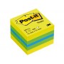 3M Post-it 2051L pouch autoadesiva Quadrato Blu, Verde, Turchese, Giallo 400 fogli (34561)