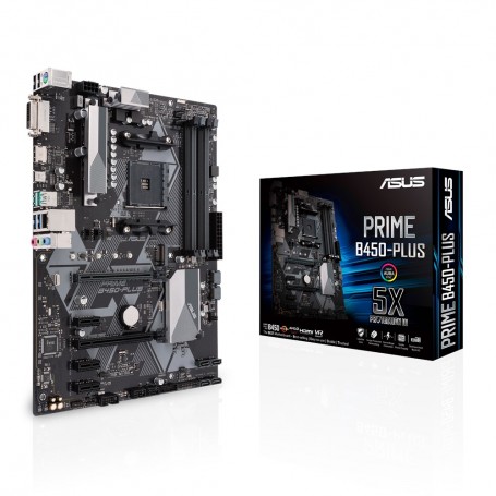 ASUS PRIME B450-PLUS AMD B450 Presa AM4 ATX (90MB0YN0-M0EAY0)