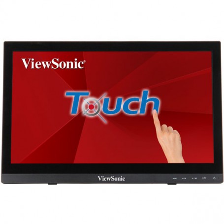 Viewsonic TD1630-3 monitor touch screen 39,6 cm (15.6") 1366 x 768 Pixel Multi-touch Multi utente Nero (TD1630-3)