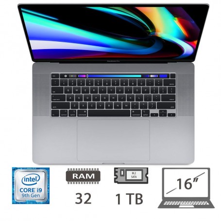 MBP 16 T.BAR(2019)I9-9880H/32/1TB/SG/2Y