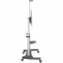 StarTech.com Mobile TV Stand girevole su ruote - Carrello porta TV resistente per schermi da 60-100" (100kg) - Supporto tv da pa