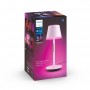 Philips Hue White and Color ambiance Go Lampada Smart da Tavolo Ricaricabile Bianca Wireless
