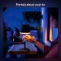 Philips Hue White and Color ambiance Go Lampada Smart da Tavolo Ricaricabile Nera Wireless