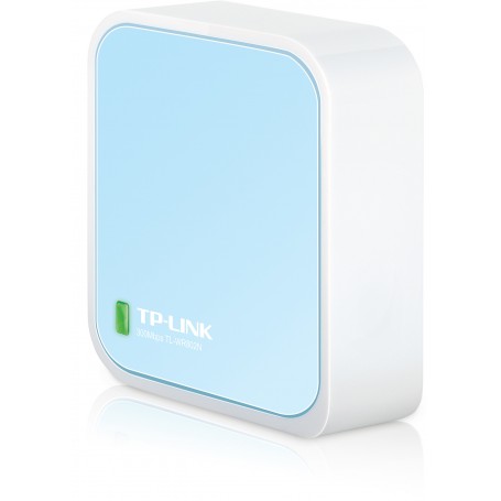 TP-LINK TL-WR802N router wireless Fast Ethernet Banda singola (2.4 GHz) 4G Blu, Bianco (TL-WR802N)