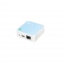 TP-LINK TL-WR802N router wireless Fast Ethernet Banda singola (2.4 GHz) 4G Blu, Bianco (TL-WR802N)