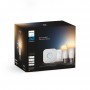 Philips Hue White ambiance Starter Kit Bridge + 2 Lampadine Smart E27 75W + Dimmer Switch